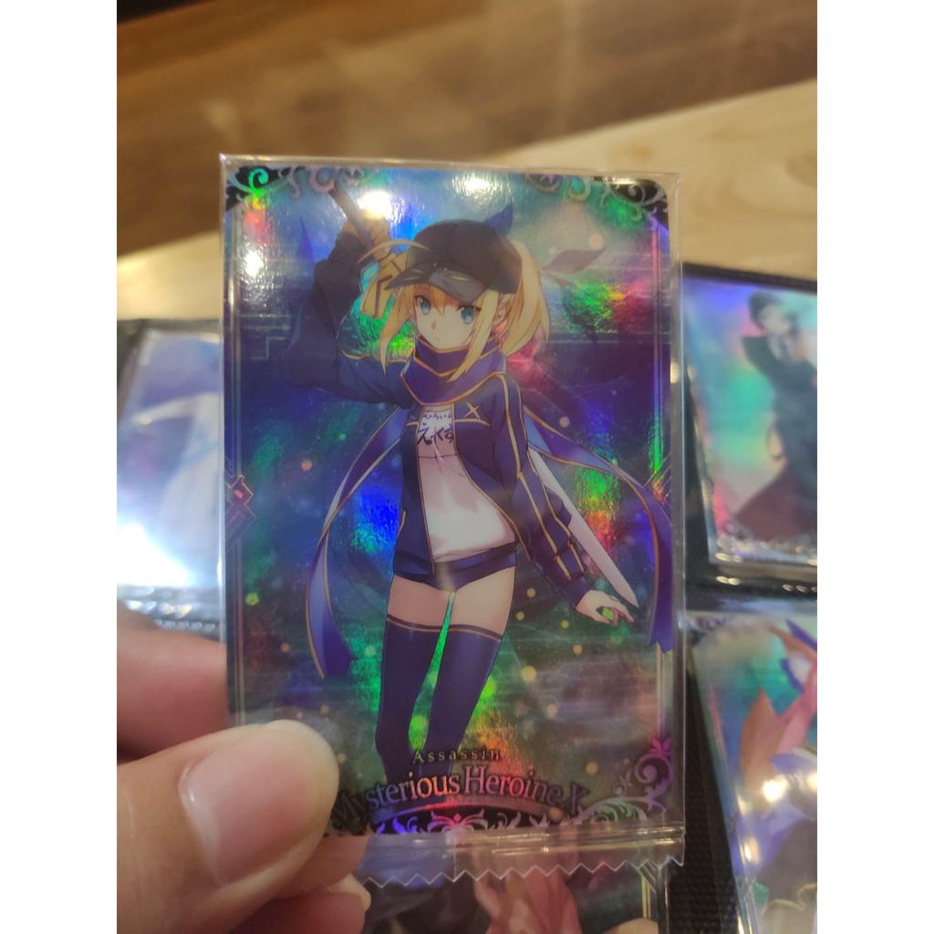 Thẻ bài sưu tầm bánh xốp Fate Grand Order FGO Mysterious heroine x SP - Super Rare - Tặng bọc bài nhựa bảo quản
