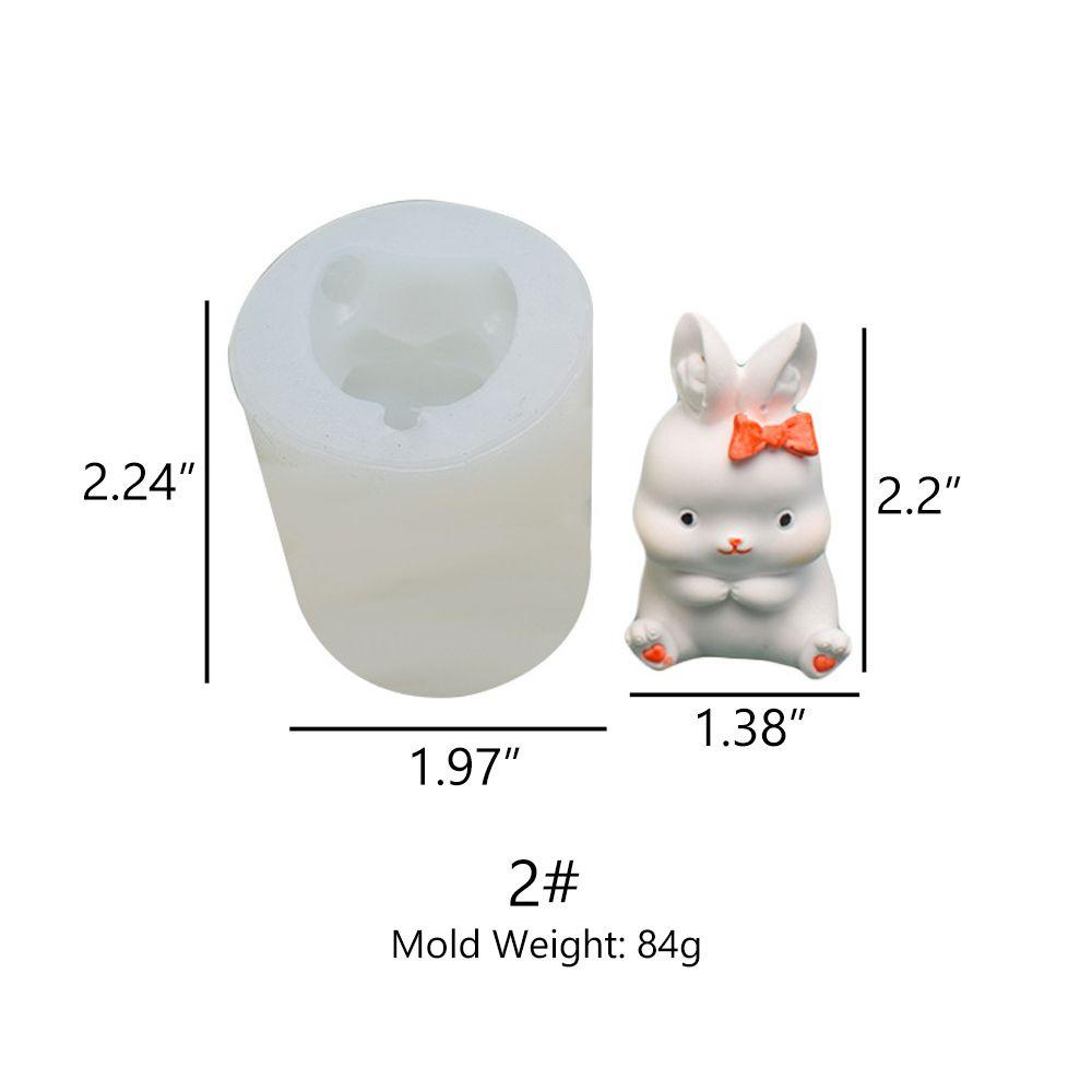 Khuôn Silicone Làm Xà Phòng Hình Thỏ Đáng Yêu