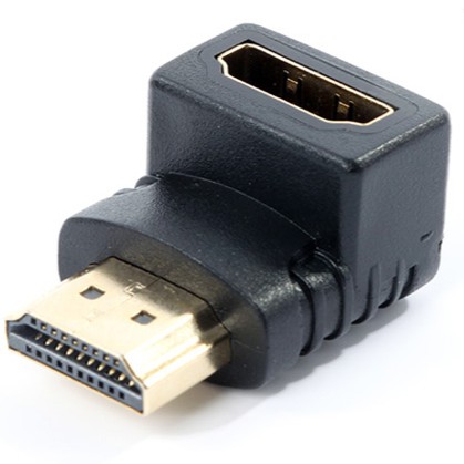 ĐẦU NỐI HDMI 1 ĐẦU ĐỰC 1 ĐẦU CÁI VUÔNG GÓC CHỮ L