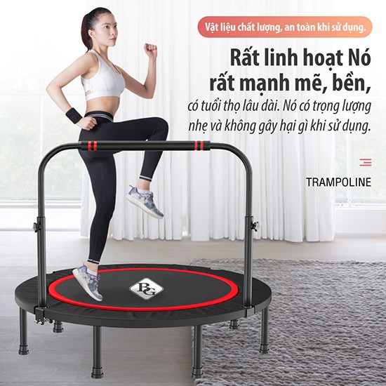 BG Sàn Nhún TRAMPOLINE Cao Cấp Dành CHo Mọi Lứa Tuổi ( Có 3 Size lựa chọn)