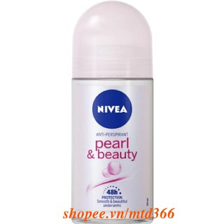 Lăn Khử Mùi 50ml Cho Nữ Nivea Ngọc Trai (Pearl & Beauty)
