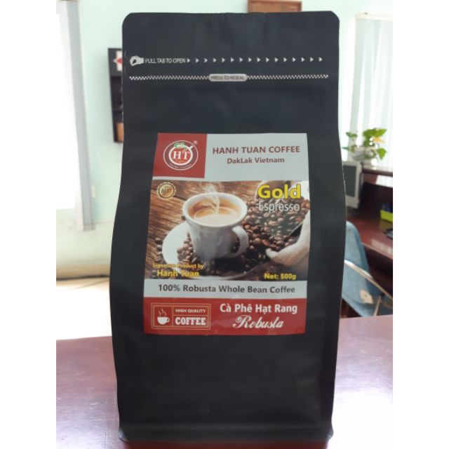 Cà phê hạt rang Robusta Buôn Ma Thuột 500g - The Alpha Coffee