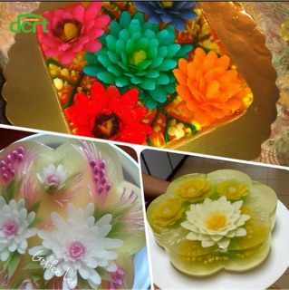 Bộ 10 kim làm thạch rau câu 3D (mẫu B)