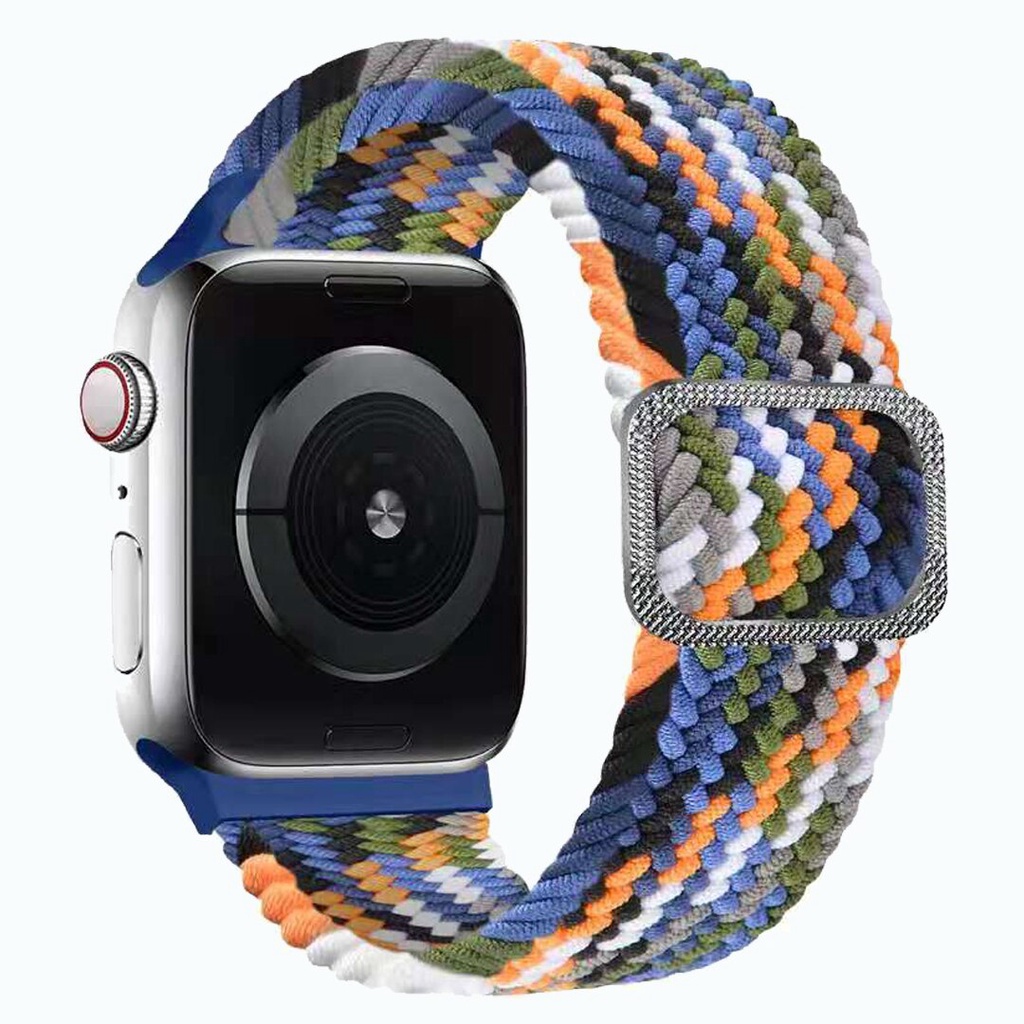 Dây đeo nylon bện tuỳ chỉnh thích hợp cho Apple Watch Ultla 49mm 45mm 41mm 44mm 42mm 40mm 38mm 8 7 6 Se 5 4 3 2 1