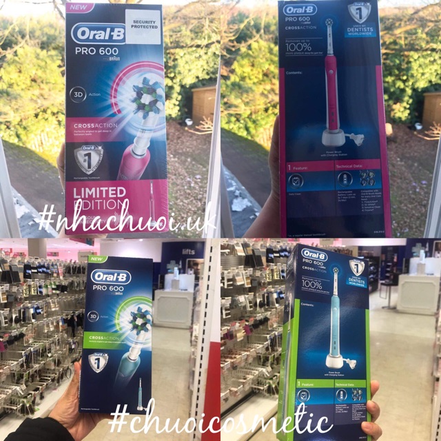 Bàn chải đánh răng điện Oral-B Pro600