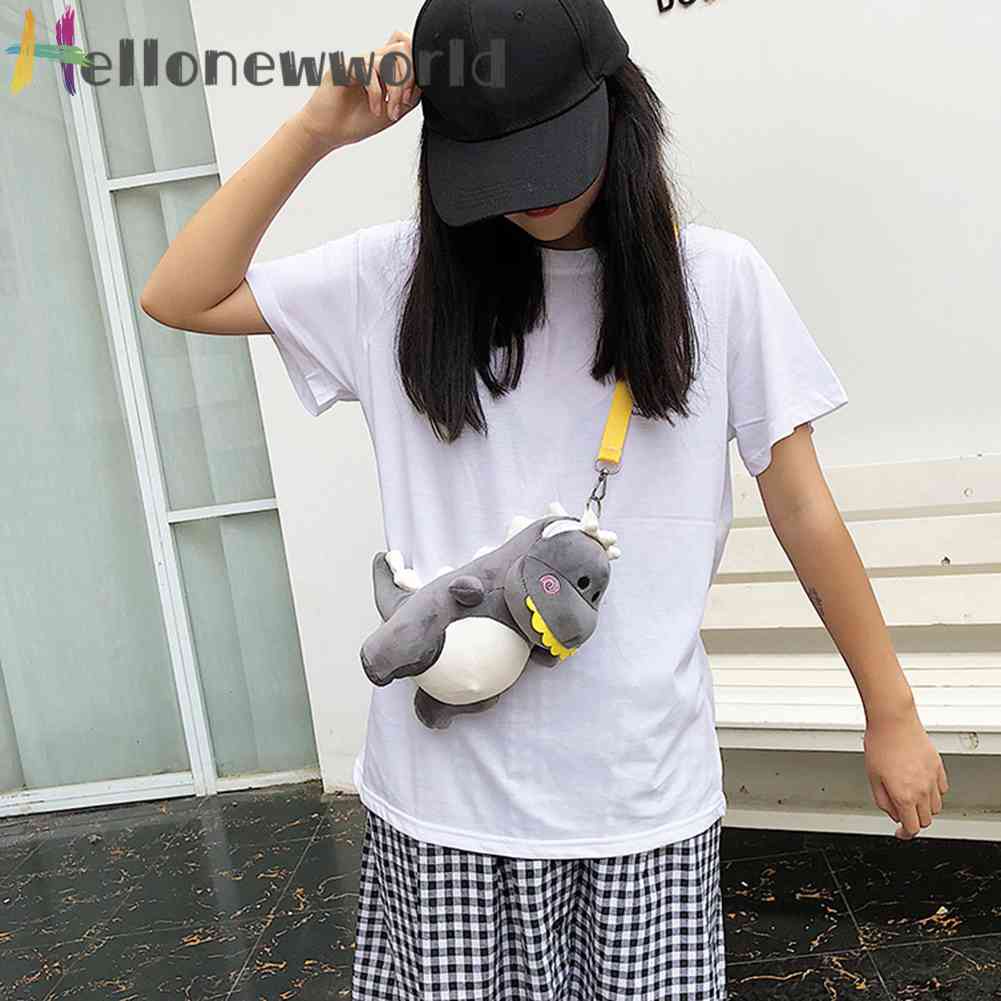 Túi Đeo Chéo Đựng Điện Thoại Hình Khủng Long Dễ Thương