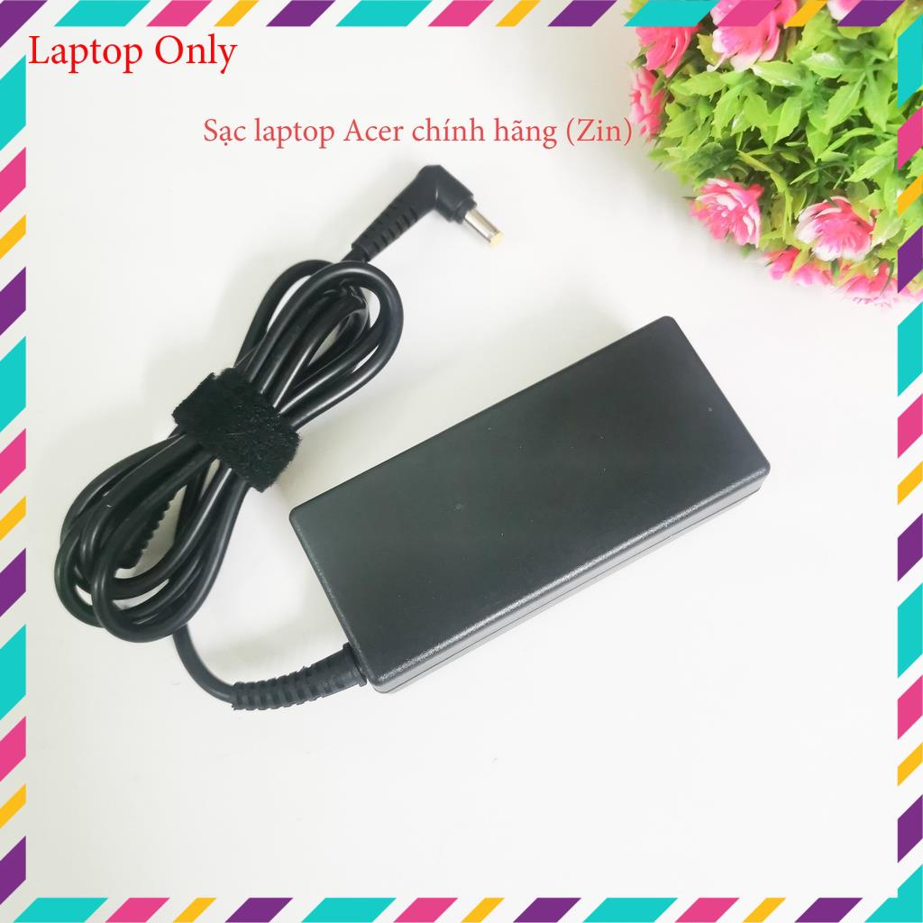 Sạc Laptop Acer 19V-3.42A-65W Zin chính hãng chân thường, adapter laptop acer