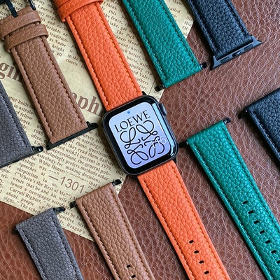 Dây đeo da thật thay thế cho Apple Watch 44mm / 40mm / 42mm / 38mm / 41mm 45mm