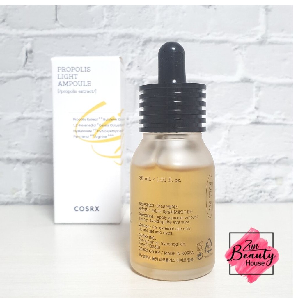 Tinh Chất Phục Hồi Da, Chống Lão Hóa Cosrx Propolis Light Ampoule 30ml