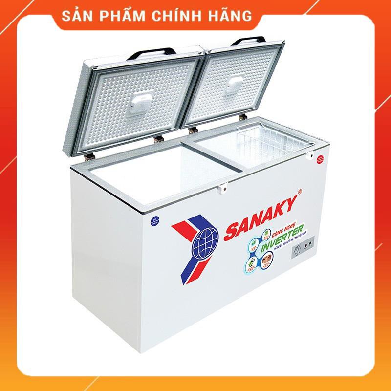 [ FREE SHIPÍ KHU VỰC HÀ NỘI ] Tủ đông Sanaky mặt kính 2 chế độ Inverter VH-2899W4K ( Xám )  - Bmart247