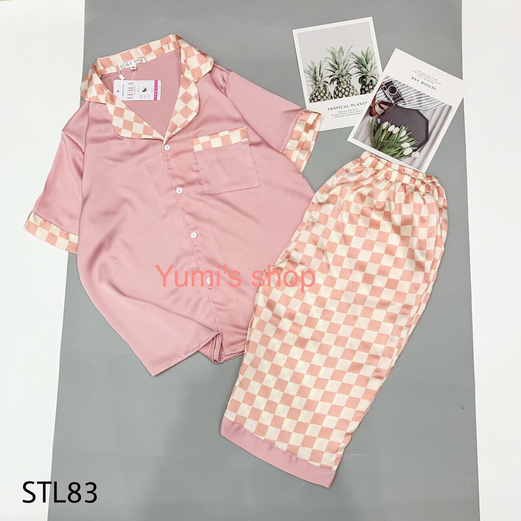 Sale bùng nổ lên đến 40% - Pijama satin lửng hình, giá siêu rẻ, cam kết chất lượng, hình ảnh thật, pijama loại 1 | BigBuy360 - bigbuy360.vn