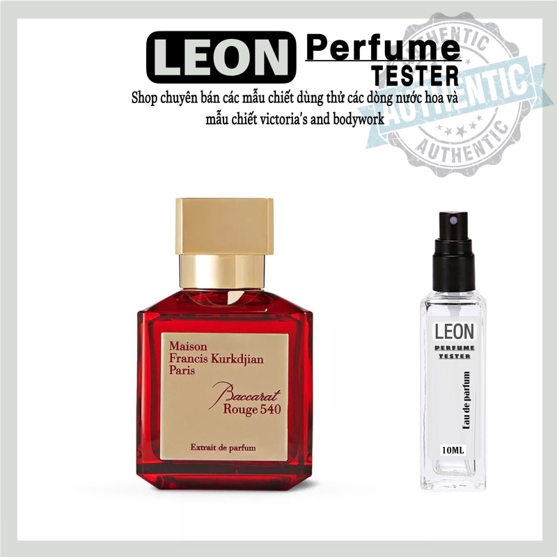 💎LEON💎 Mẫu thử nước hoa maison francis kurkdjian 540 extrait de parfum ( Mẫu dùng thử 2ml/5ml/10ml )