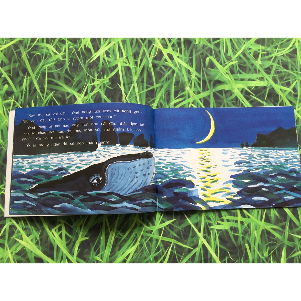 Sách EHON Nhật Bản - Cá voi con ơi lớn nhanh nào (Tủ sách người mẹ tốt) Gigabook