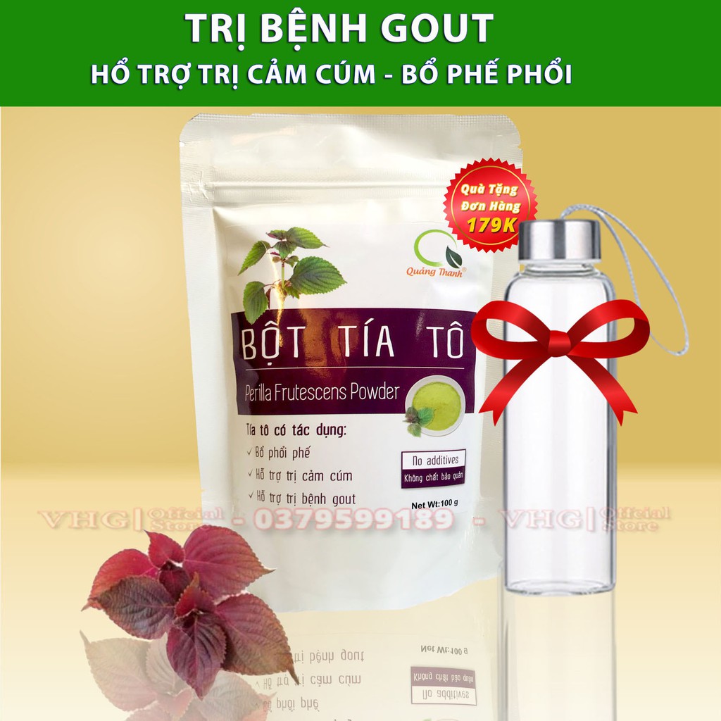 BỘT TÍA TÔ QUẢNG THANH 100G -THANH NHIỆT CƠ THỂ