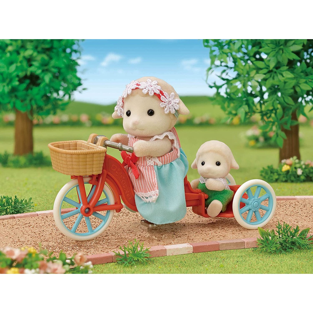 Sylvanian Families Xe Bán Bắp Rang Pom Pom Popcorn Cycle