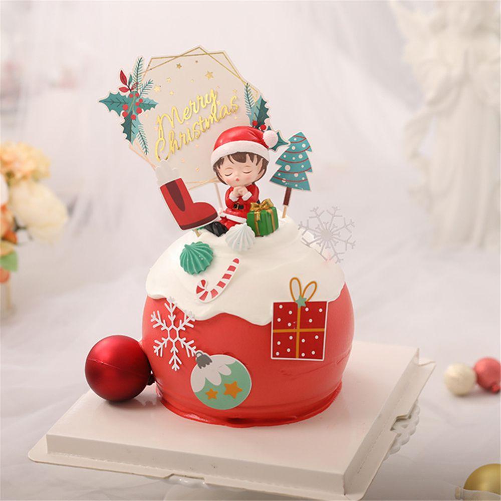 Phụ Kiện Trang Trí Bánh Kem Chữ Merry Christmas