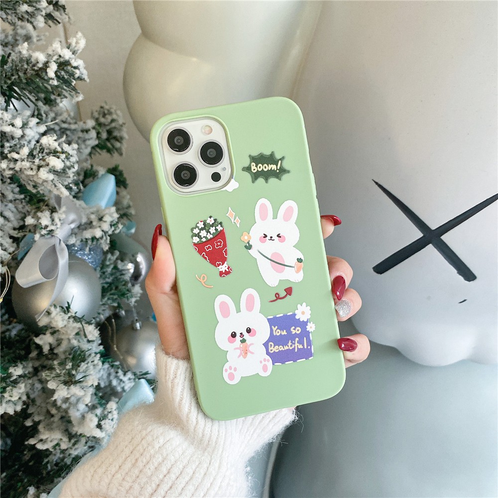 Ốp điện thoại in hình hoạt hình cho Iphone 12 Mini 11 Pro Max Iphone 6 6s 7 8 Plus X Xs Max Xr