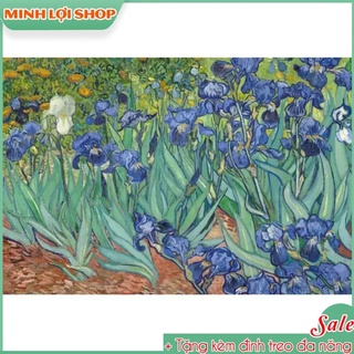 Mẫu tranh canvas irises, 1889 vincent van gogh vangogh02