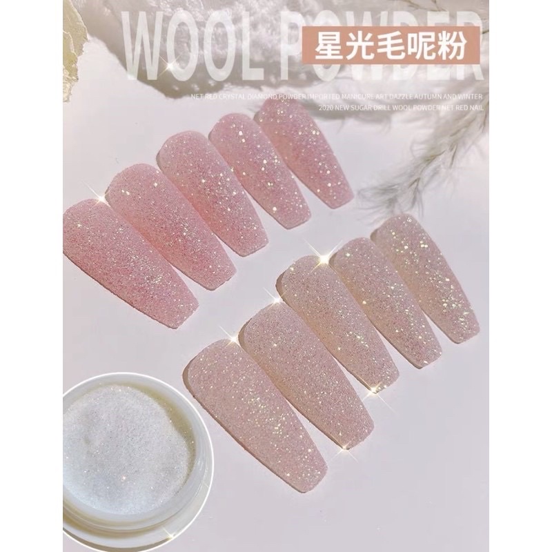 Nhũ rắc ánh kim cương 7 màu siêu mịn