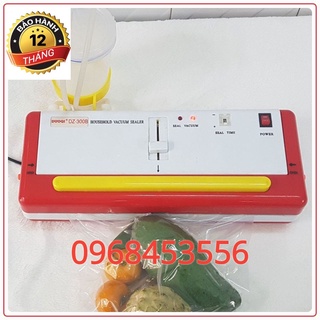 Máy hút chân không douqi dz300b hút đồ ướt, bột + tặng túi