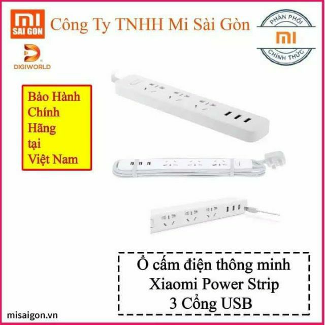 Ổ điện 3 Cổng 3 USB Xiaomi Power Strip