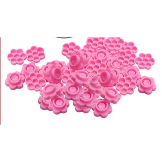 Nút để keo hồng hoa 🌺nối mi và tạo phan mi cực dễ dàng thuận tiện giúp thợ nối mi tăng năng suất keo..