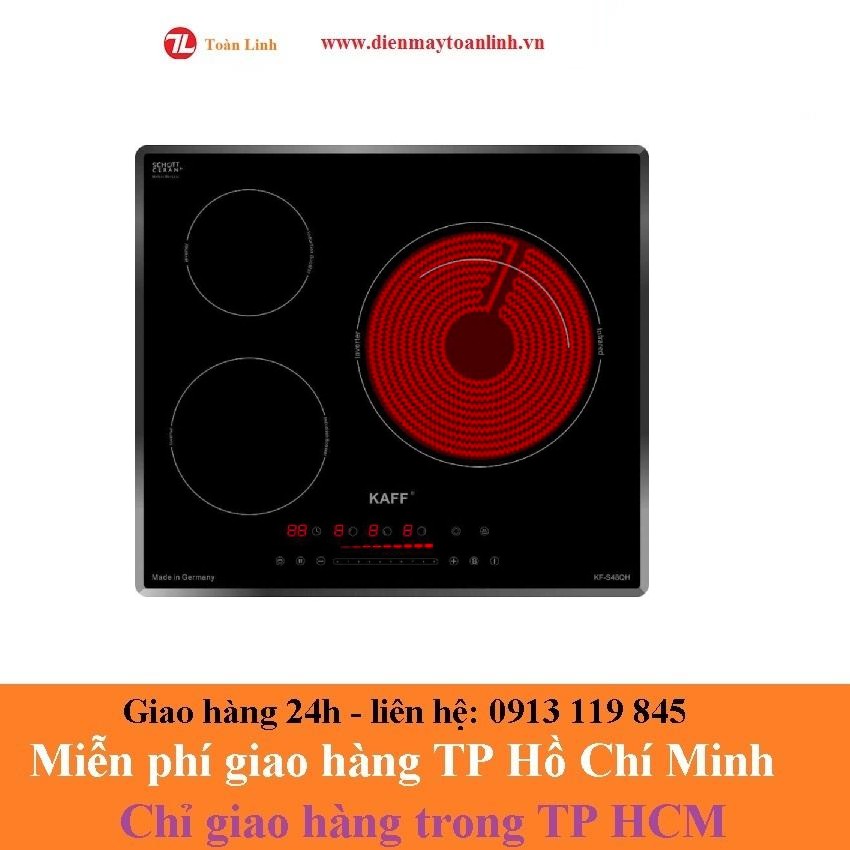 Bếp điện từ hồng ngoại kết hợp 3 bếp Kaff KF-S48QH