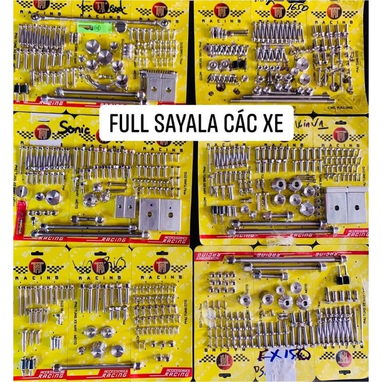 Ốc salaya full bộ bán theo từng loại xe.