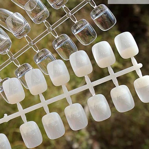 Móng mẫu chân vuông làm mẫu nail hot