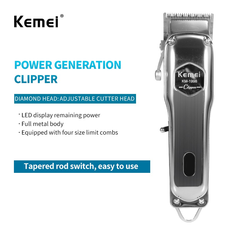 Bộ Tông Đơ Kemei Km-1998 Chất Lượng Cao
