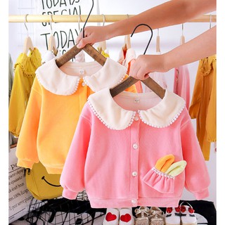 Áo khoác bé gái chất nỉ lông ấm áp bé gái [SIÊU CƯNG]