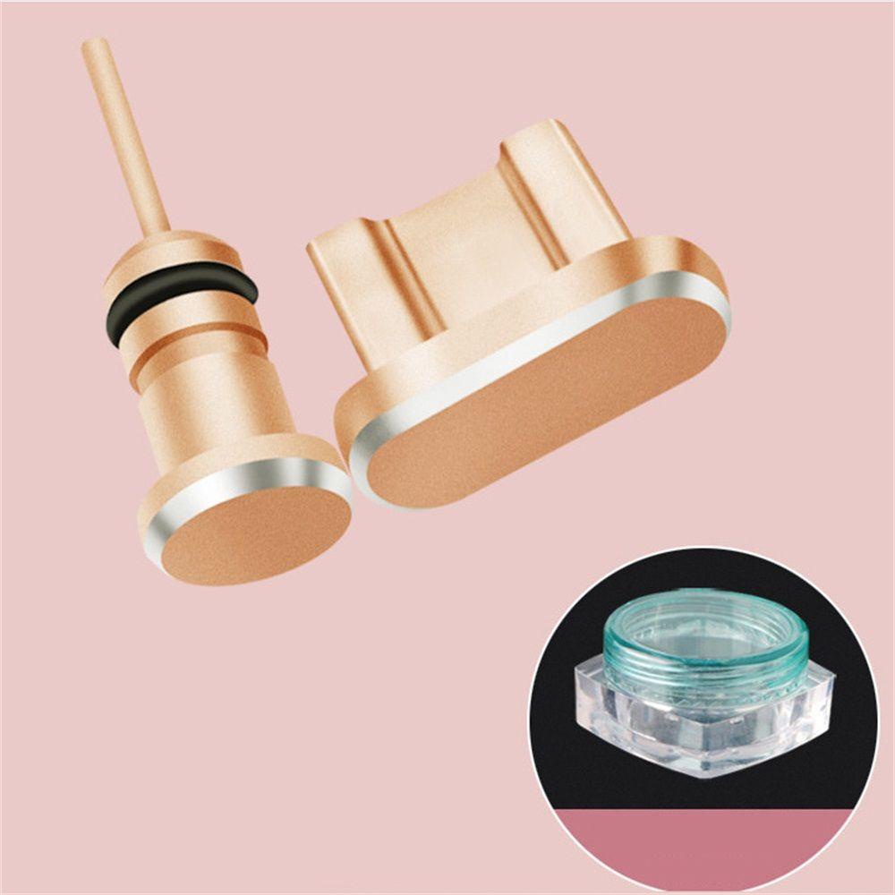 JONYE Nút Bịt Cổng Sạc Chống Bụi Bằng Kim Loại 3.5mm