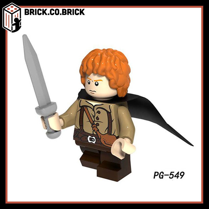 Lord of the Rings Đồ Chơi Non LEGO Lính Trung Cổ Trò Chơi Vương Quyền và Minifigure Castle PG8160