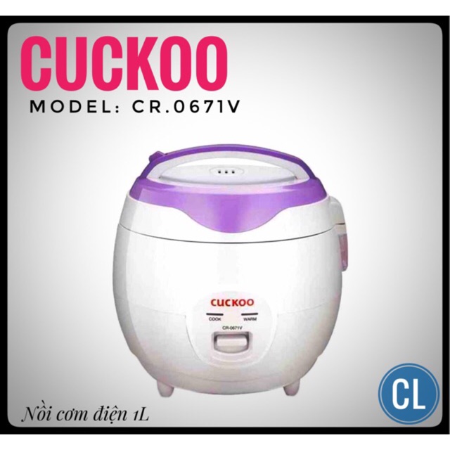 Nồi cơm điện Cuckoo 1 lít CR-0671V