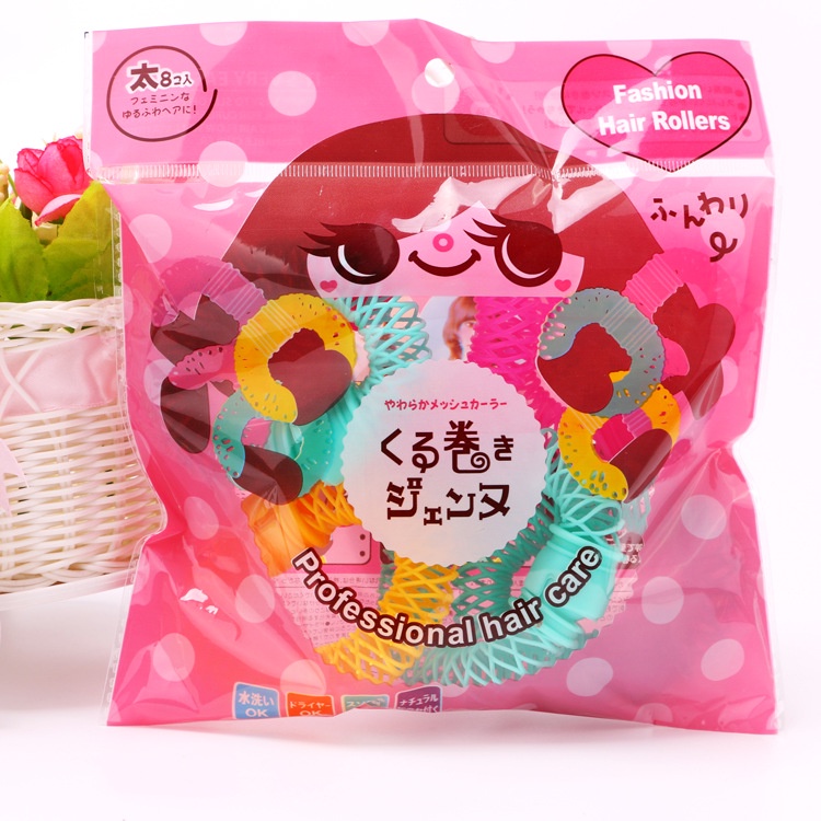 Bộ lô cuốn tóc lò xo không nhiệt 1 cái-6 cái/8 cái