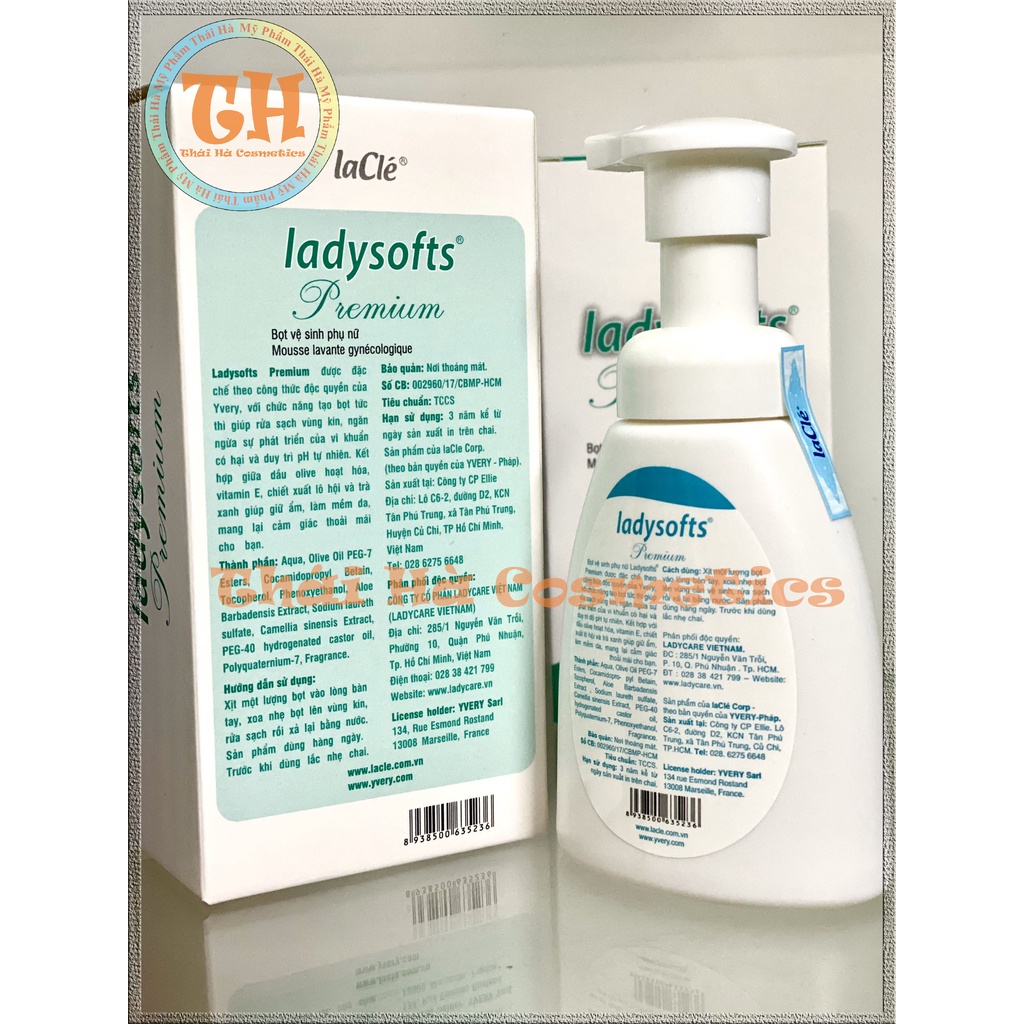 Bọt rửa phụ khoa Ladysofts Premium 250ml / 100ml