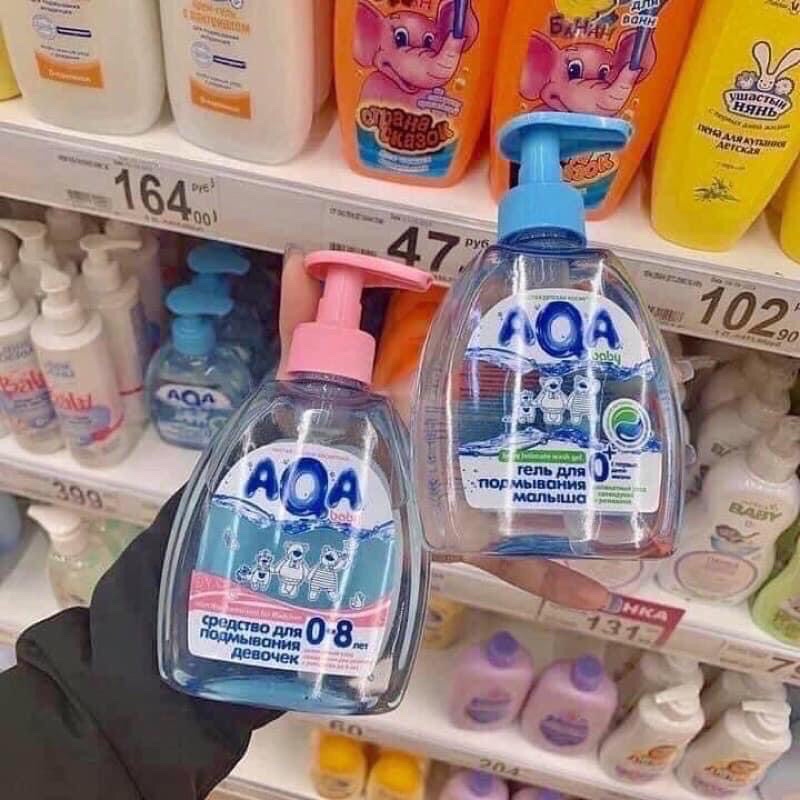 Dung dịch vệ sinh AQA Nga 300ml cho bé