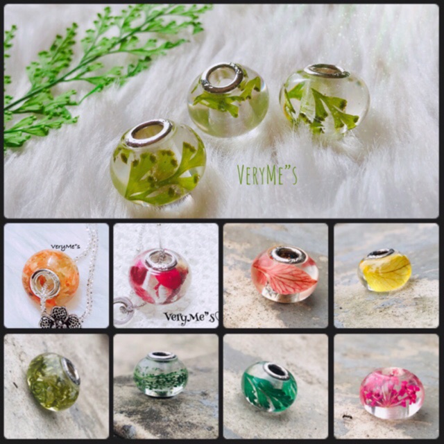 Charm hoa khô, Vòng charm handmade theo yêu cầu