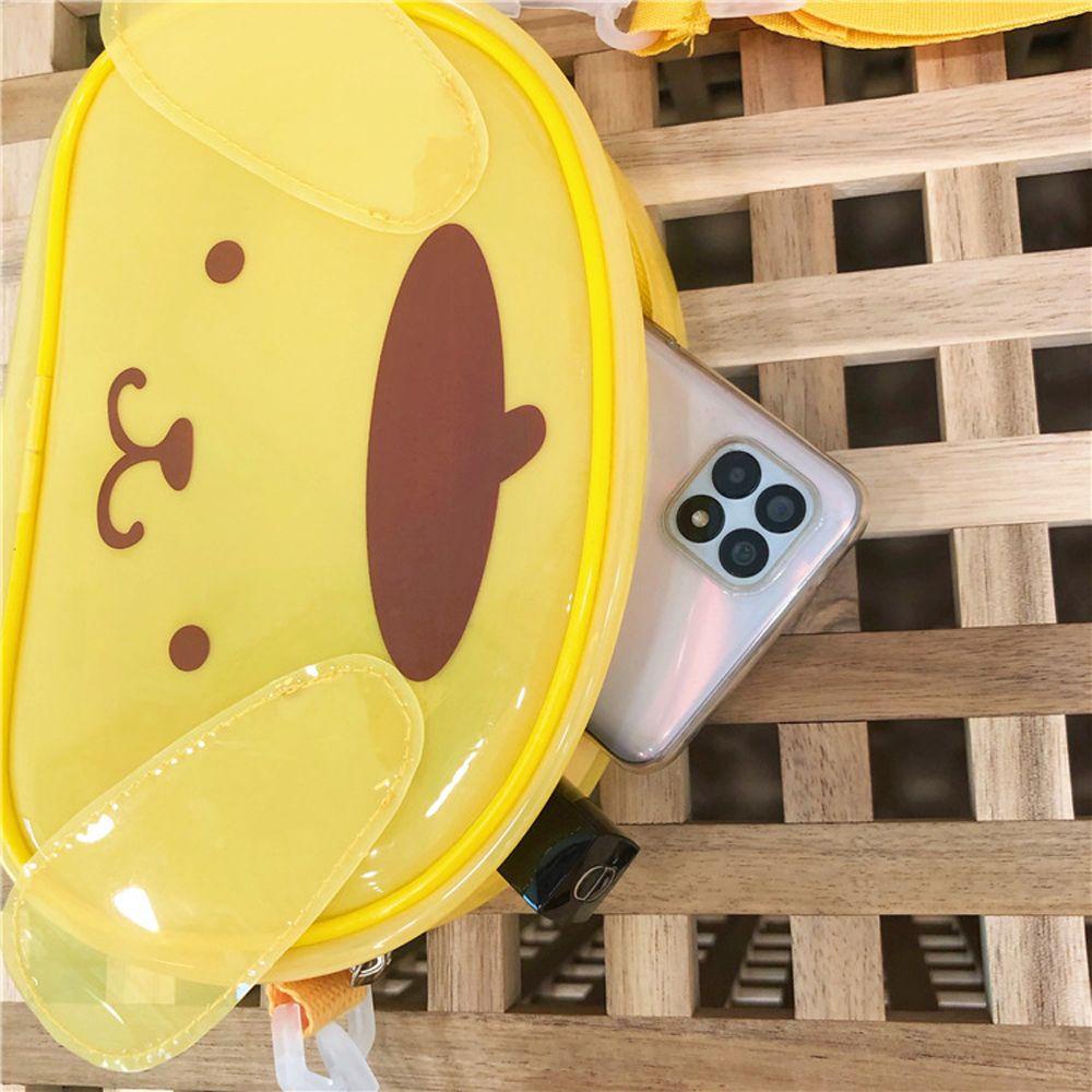 Ba Lô Đeo Vai Đính Búp Bê Pom Pom Purin Thời Trang Cho Nữ