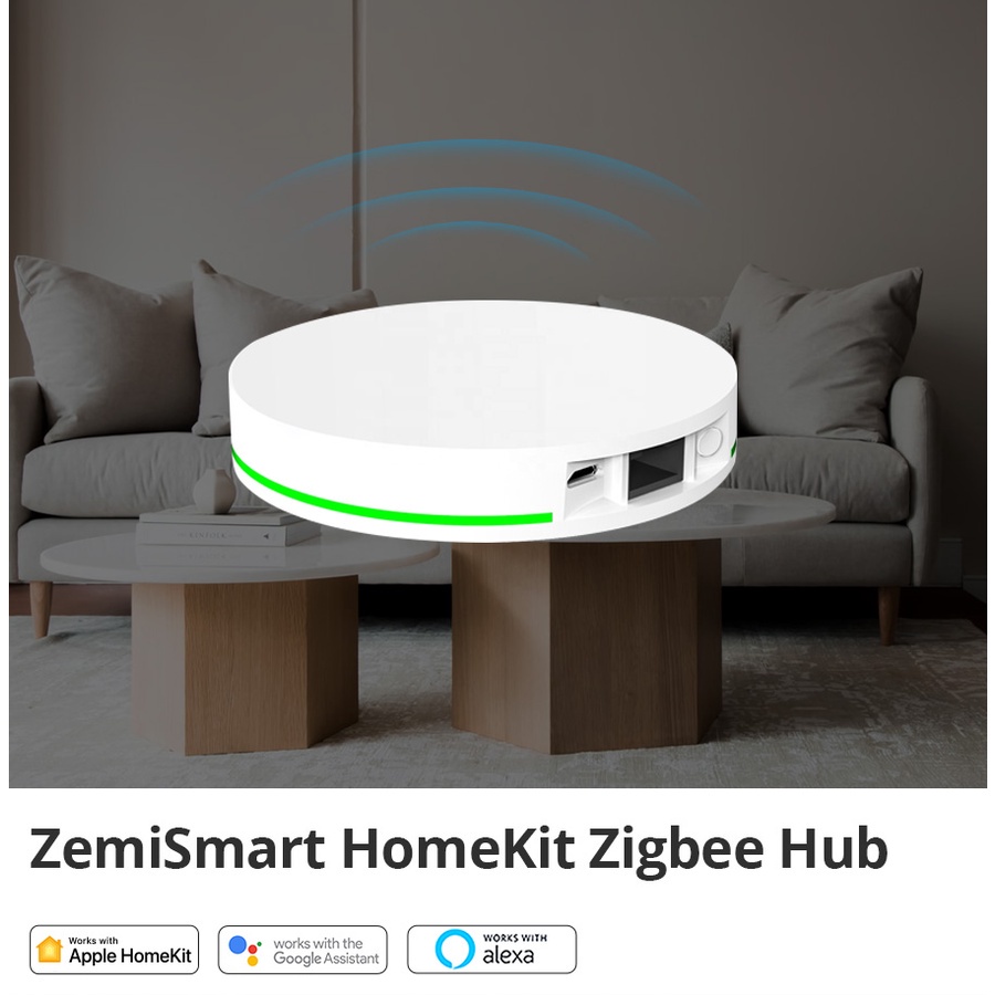 Trung tâm điều khiển nhà thông minh Tuya Zigbee Hub Zemismart tương thích Apple Homekit