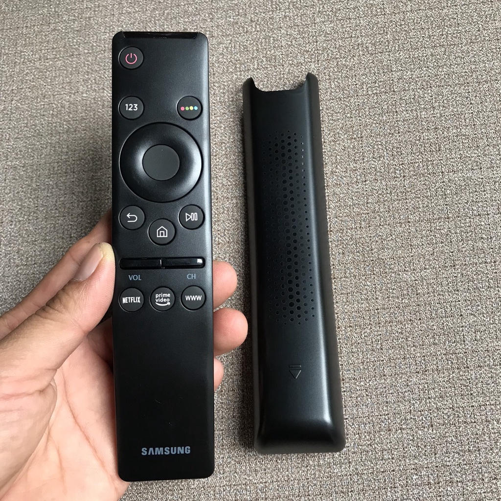 Điều khiển tivi samsung UA43T6500, Remote tivi samsung 4k smart lưng đen