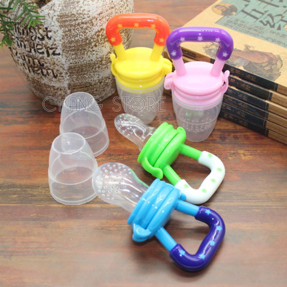 Núm Nhai Ăn Dặm Cho Bé Chống Hóc - Túi Nhai Silicon