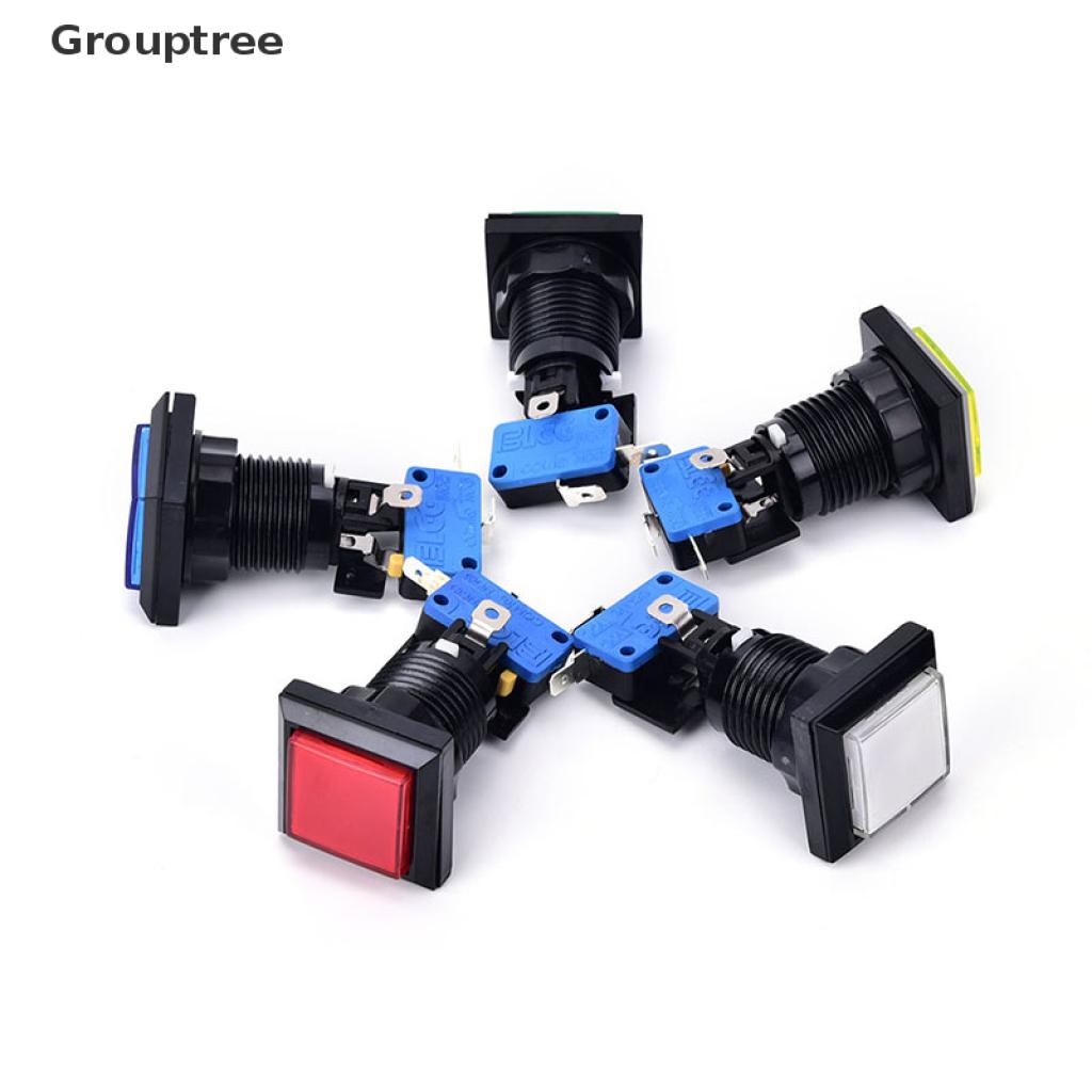 Nút Nhấn Có Đèn LED Cho Máy Chơi game Grouptree 33mm