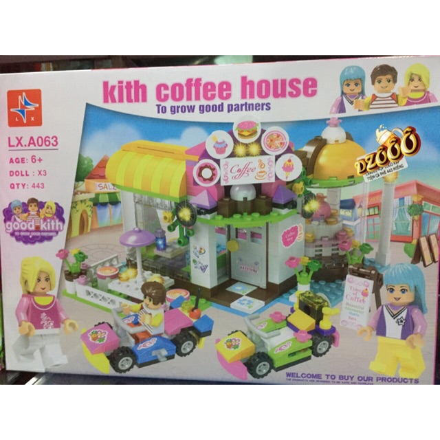 Lego Lăp ráp tiệm cafe_ Kith coffe house
