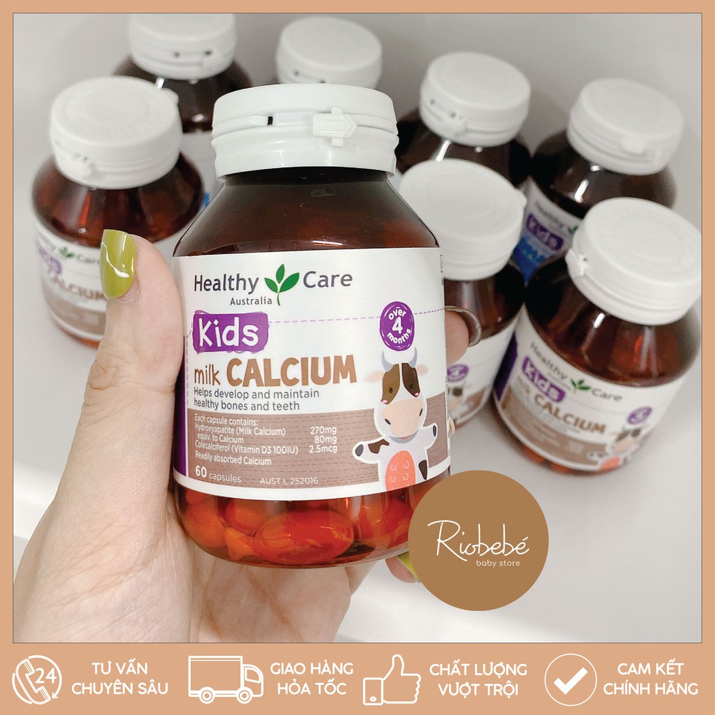 Canxi sữa Heathy Care cho bé từ 4 tháng trở lên