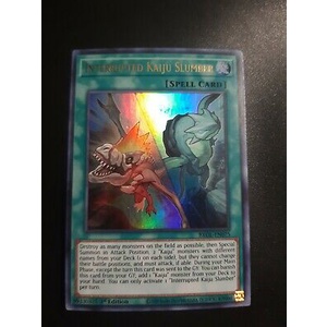Thẻ bài YUGIOH - Interrupted Kaiju Slumber - BROL-EN075 - Ultra Rare 1st Edition