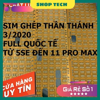 Sim Ghép Thần Thánh Fix Iphone Lock Full Như Quốc Tế Ip5SE/6S/7/7plus/8plus/x/xs/xr/Xsmax/11/11pro/11promax