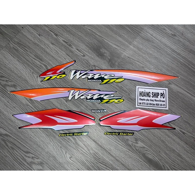 Tem honda wave thái 110 date 1998