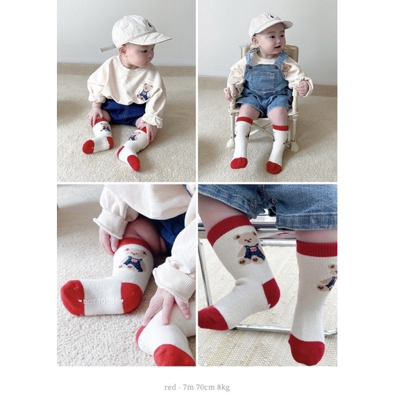 &lt; SẴN HÀNG&gt; TẤT/ VỚ CHO BÉ HÀN QUỐC - MADE IN KOREA