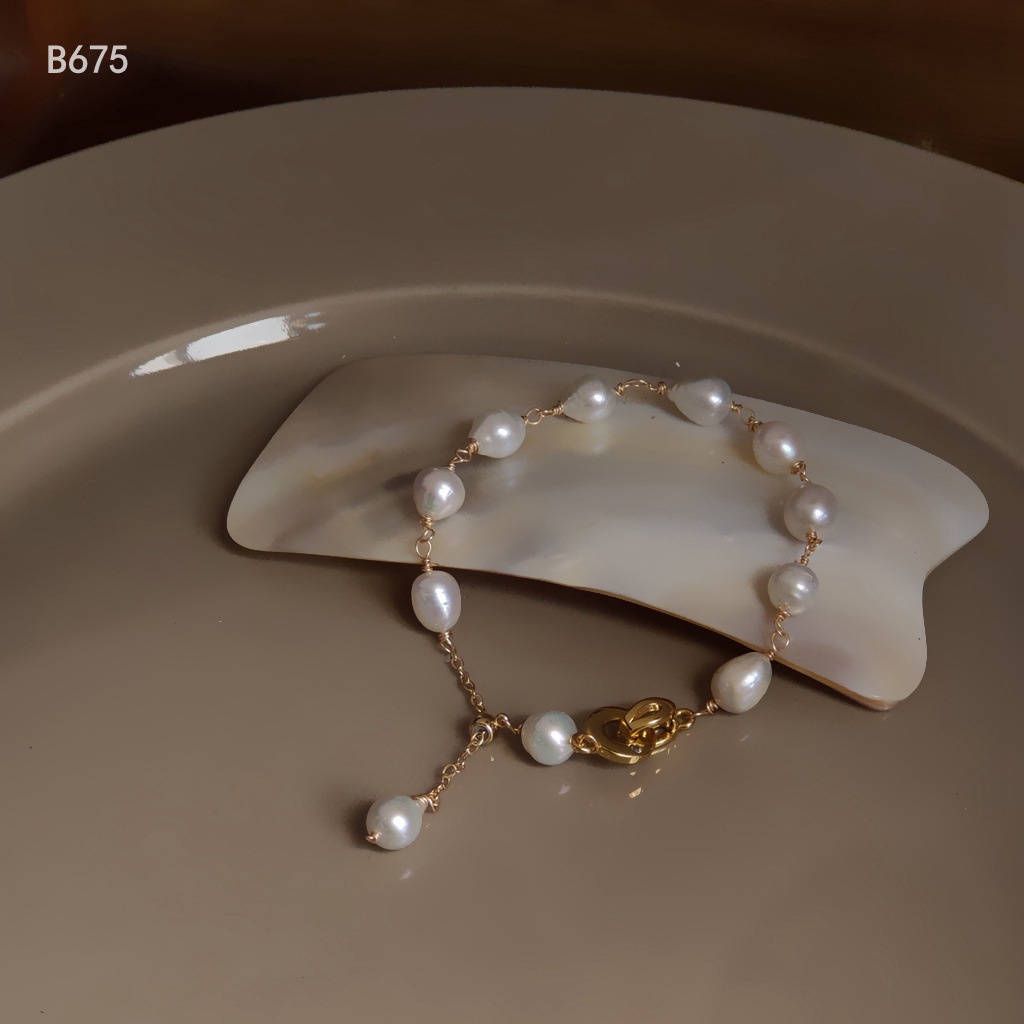 Vòng đeo tay Nữ Mạ 18K Thiết kế ban đầu Nữ tính Đơn giản Làm bằng tay đẹp VT-115